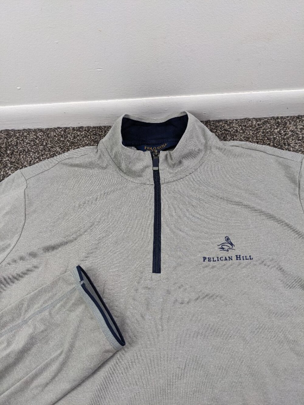 Pelican Hill Golf Club Jacket Polo Ralph Lauren Performance 1/4 Zip Mens 2XL